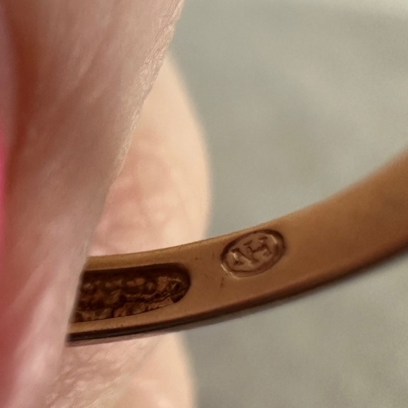 Pink Opal & Diamond Accented 10K YG Ring - Picture 8 of 9